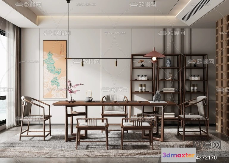 1242724 - TEA ROOM - VRAY  CORONA - 3D MODEL - 2486