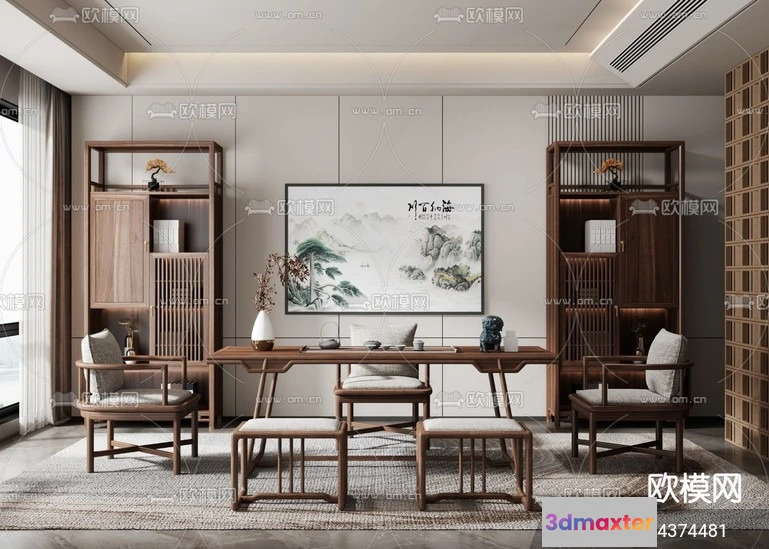 1242738 - TEA ROOM - VRAY  CORONA - 3D MODEL - 2493