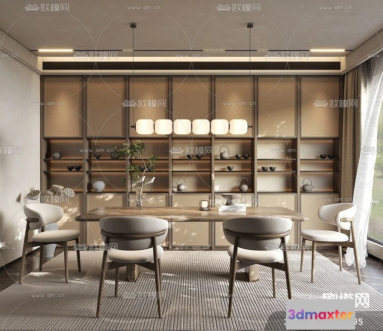 1242746 - TEA ROOM - VRAY  CORONA - 3D MODEL - 2497