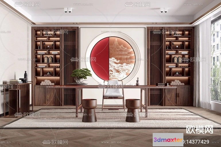 1242756 - TEA ROOM - VRAY  CORONA - 3D MODEL - 2502