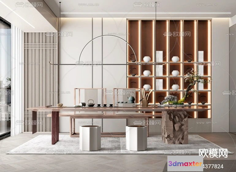 1242758 - TEA ROOM - VRAY  CORONA - 3D MODEL - 2503