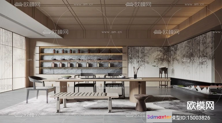 1242776 - TEA ROOM - CORONA - 3D MODEL - 2512