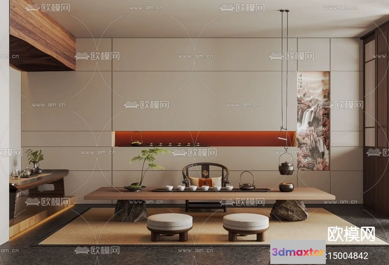 1242780 - TEA ROOM - VRAY  CORONA - 3D MODEL - 2514