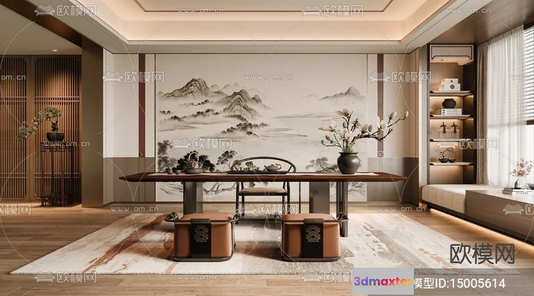 1242786 - TEA ROOM - VRAY  CORONA - 3D MODEL - 2517