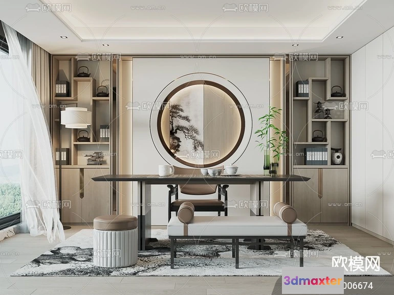 1242792 - TEA ROOM - CORONA - 3D MODEL - 2520