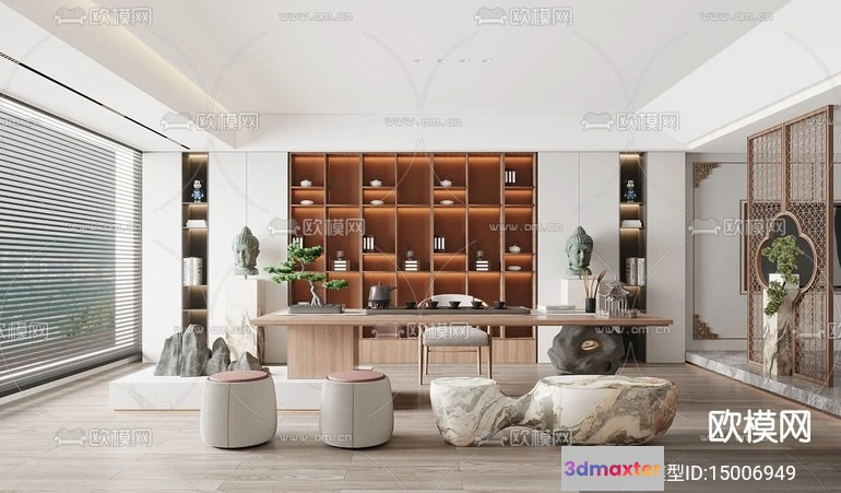 1242794 - TEA ROOM - VRAY  CORONA - 3D MODEL - 2521