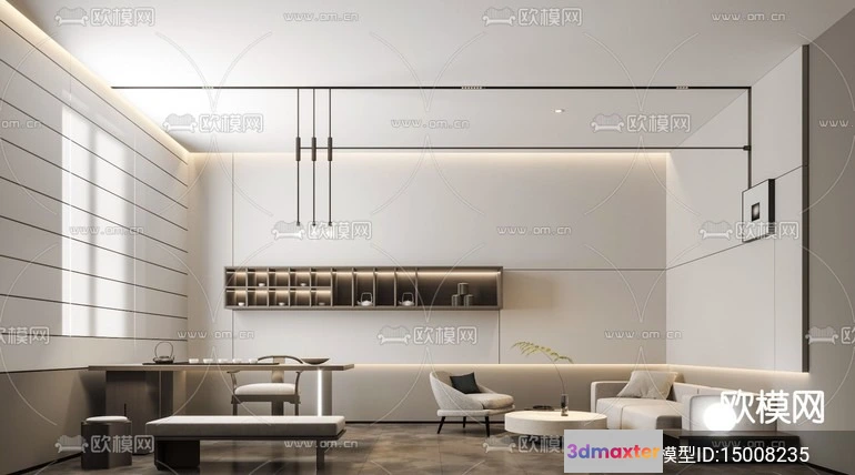 1242802 - TEA ROOM - VRAY  CORONA - 3D MODEL - 2525