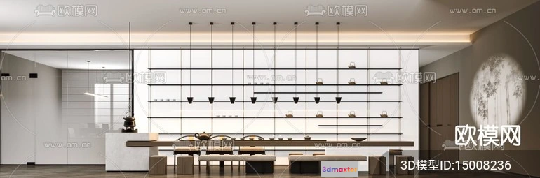 1242804 - TEA ROOM - VRAY  CORONA - 3D MODEL - 2526