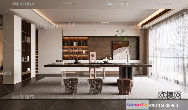 1242806 - TEA ROOM - VRAY  CORONA - 3D MODEL - 2527