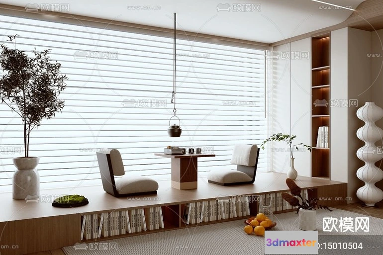 1242810 - TEA ROOM - VRAY  CORONA - 3D MODEL - 2529