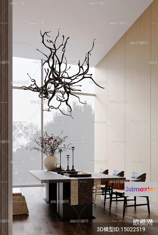 1242864 - TEA ROOM - VRAY  CORONA - 3D MODEL - 2556