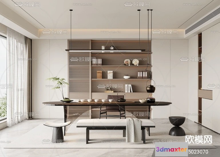 1242870 - TEA ROOM - VRAY  CORONA - 3D MODEL - 2559