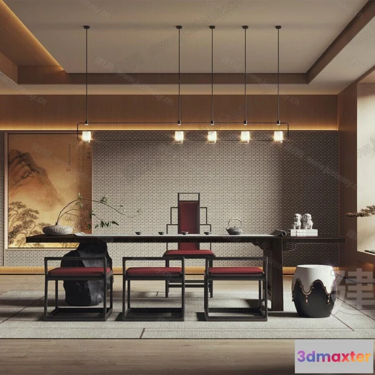 1358168 - Tearoom - 3D Models - 3D Interior Scenes - 074 3D Max