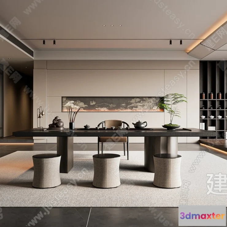 1358336 - Tearoom - 3D Models - 3D Interior Scenes - 077 3D Max
