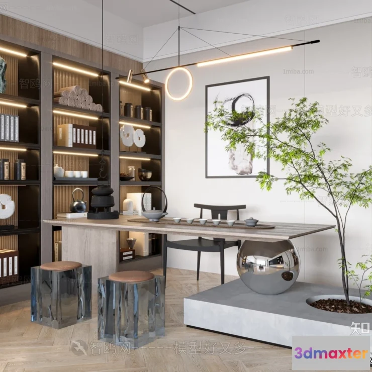 1359037 - Tearoom - 3D Models - 3D Interior Scenes - 087 3D Max