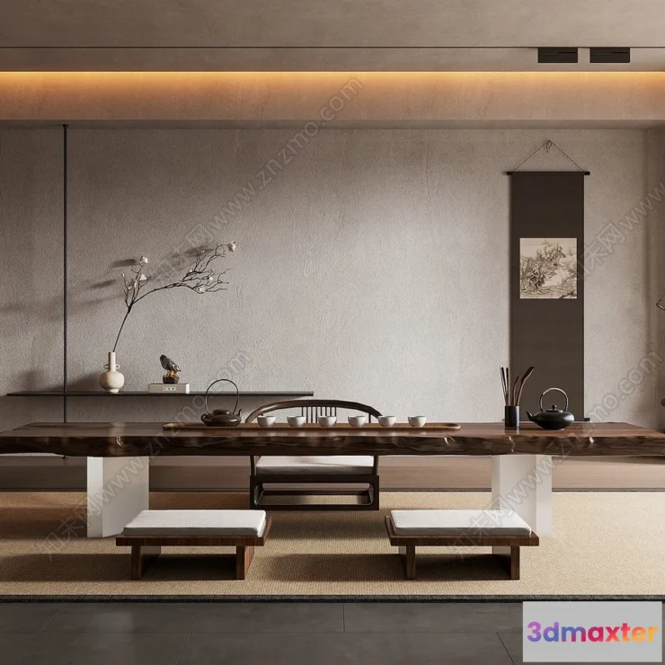 1359166 - Tearoom - 3D Models - 3D Interior Scenes - 089 3D Max