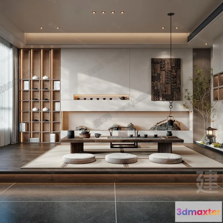 1359635 - Tearoom - 3D Models - 3D Interior Scenes - 096 3D Max