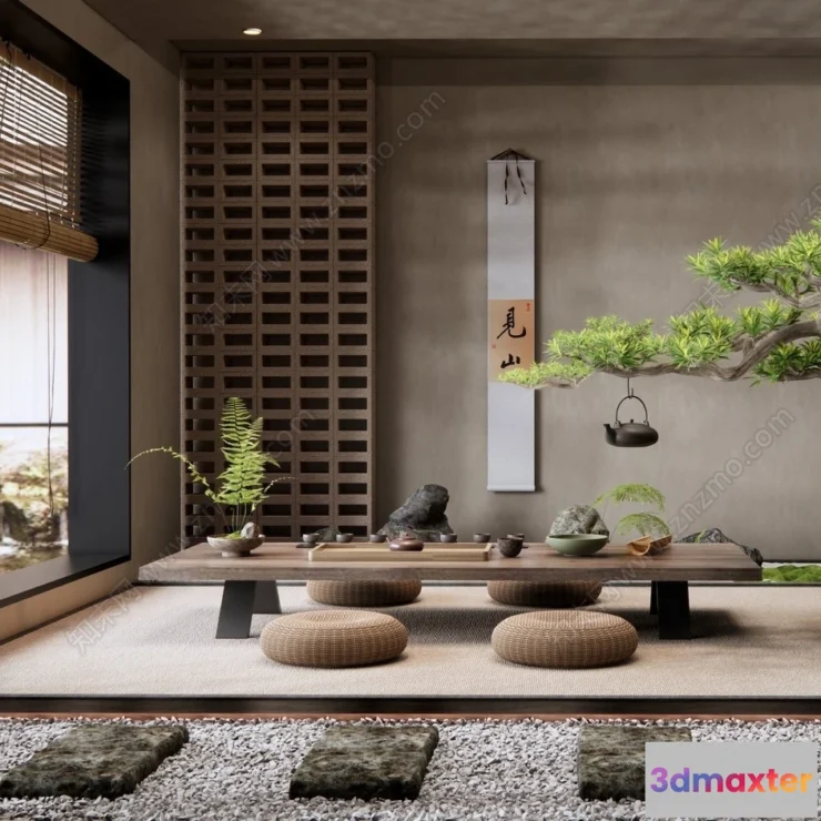 1359706 - Tearoom - 3D Models - 3D Interior Scenes - 097 3D Max