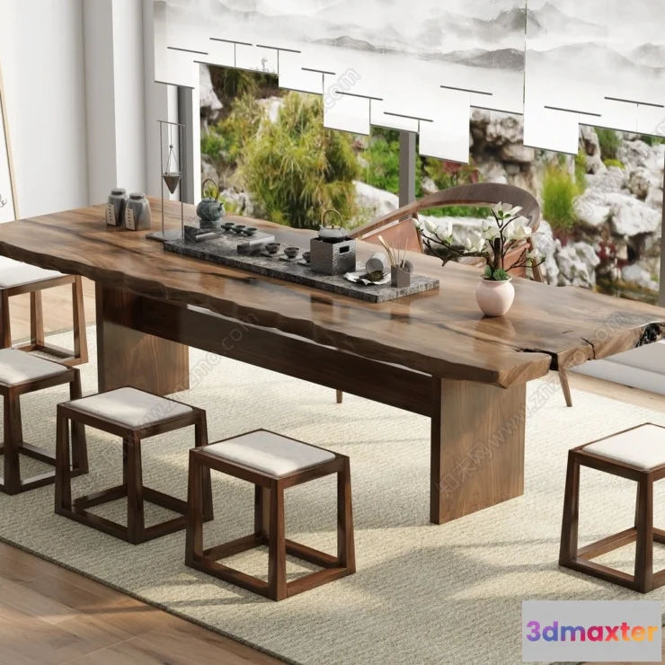 1359842 - Tearoom - 3D Models - 3D Interior Scenes - 099 3D Max