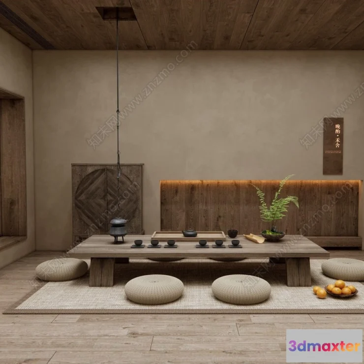 1360094 - Tearoom - 3D Models - 3D Interior Scenes - 103 3D Max