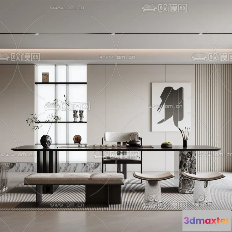1360428 - Tearoom - 3D Models - 3D Interior Scenes - 108 3D Max