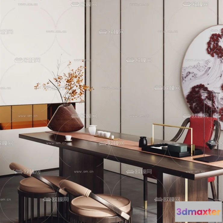 1360501 - Tearoom - 3D Models - 3D Interior Scenes - 109 3D Max