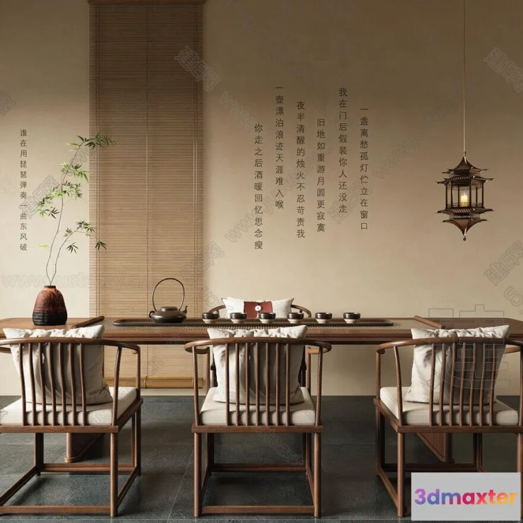 1360583 - Tearoom - 3D Models - 3D Interior Scenes - 110 3D Max
