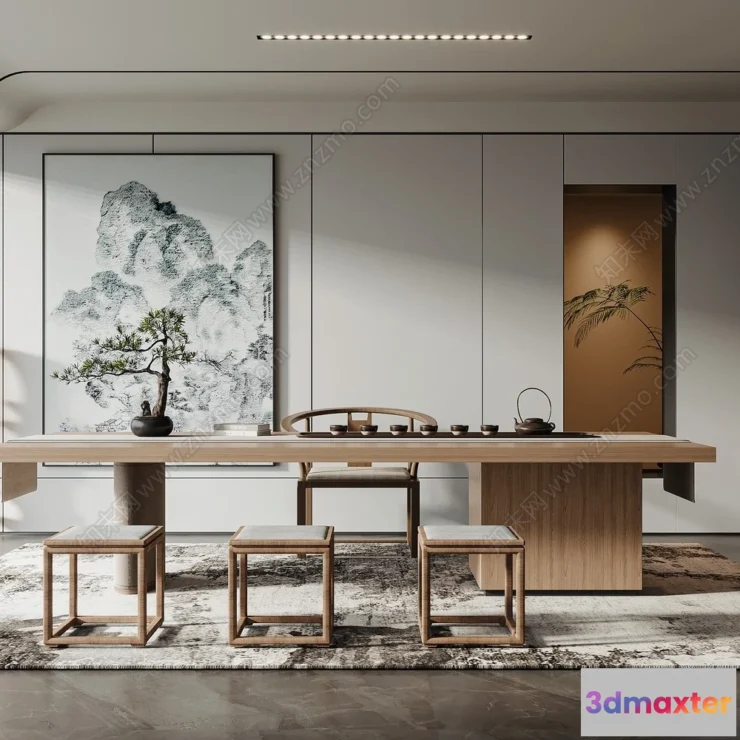 1360655 - Tearoom - 3D Models - 3D Interior Scenes - 111 3D Max