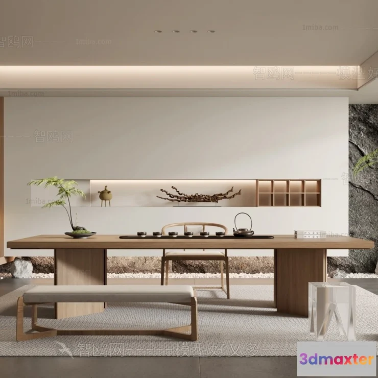 1360961 - Tearoom - 3D Models - 3D Interior Scenes - 116 3D Max