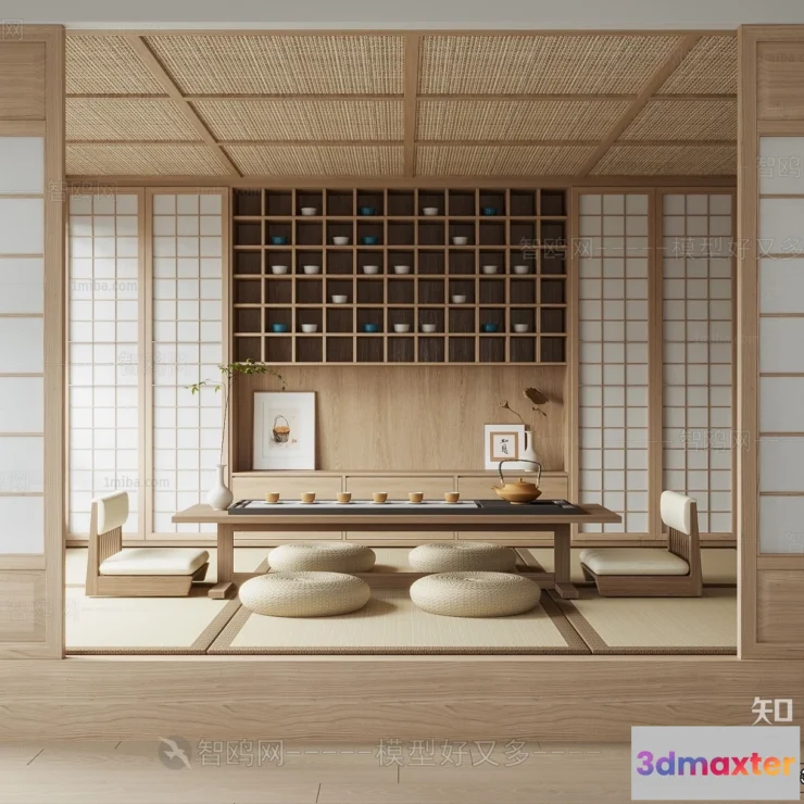 1361029 - Tearoom - 3D Models - 3D Interior Scenes - 117 3D Max