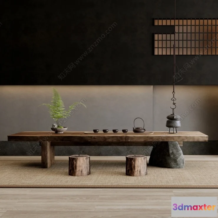 1361347 - Tearoom - 3D Models - 3D Interior Scenes - 122 3D Max