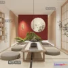 1378330 - Tearoom 3D Interior Scene - Japanese Style - 008 3D Max