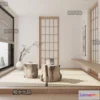 1378393 - Tearoom 3D Interior Scene - Japanese Style - 009 3D Max