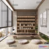 1378522 - Tearoom 3D Interior Scene - Japanese Style - 011 3D Max