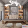 1378595 - Tearoom 3D Interior Scene - Japanese Style - 012 3D Max