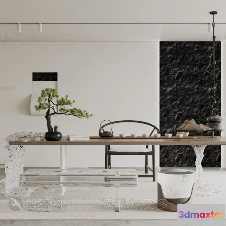 1386888 - Tearoom - 3D Models - 3D Interior Scenes - 004 3D Max