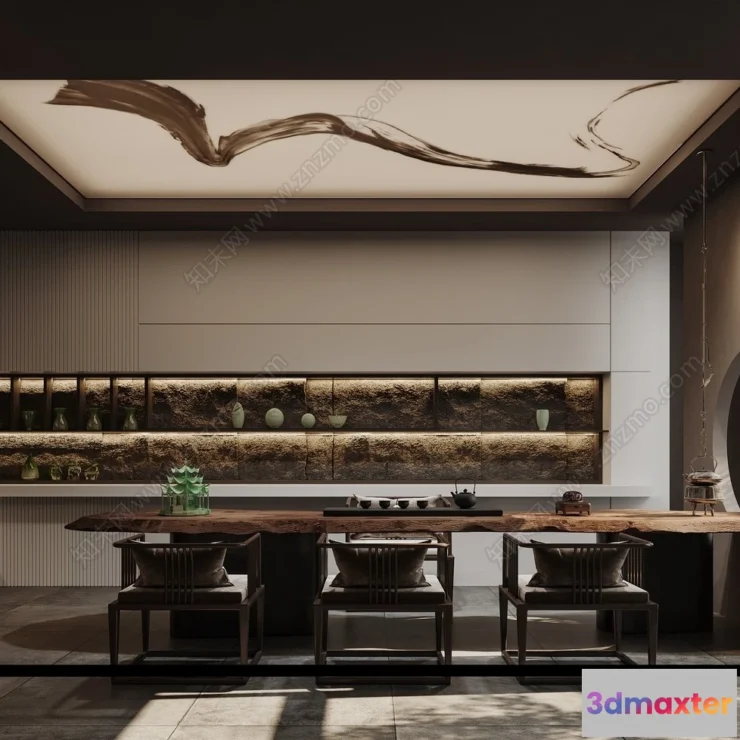 1386950 - Tearoom - 3D Models - 3D Interior Scenes - 005 3D Max