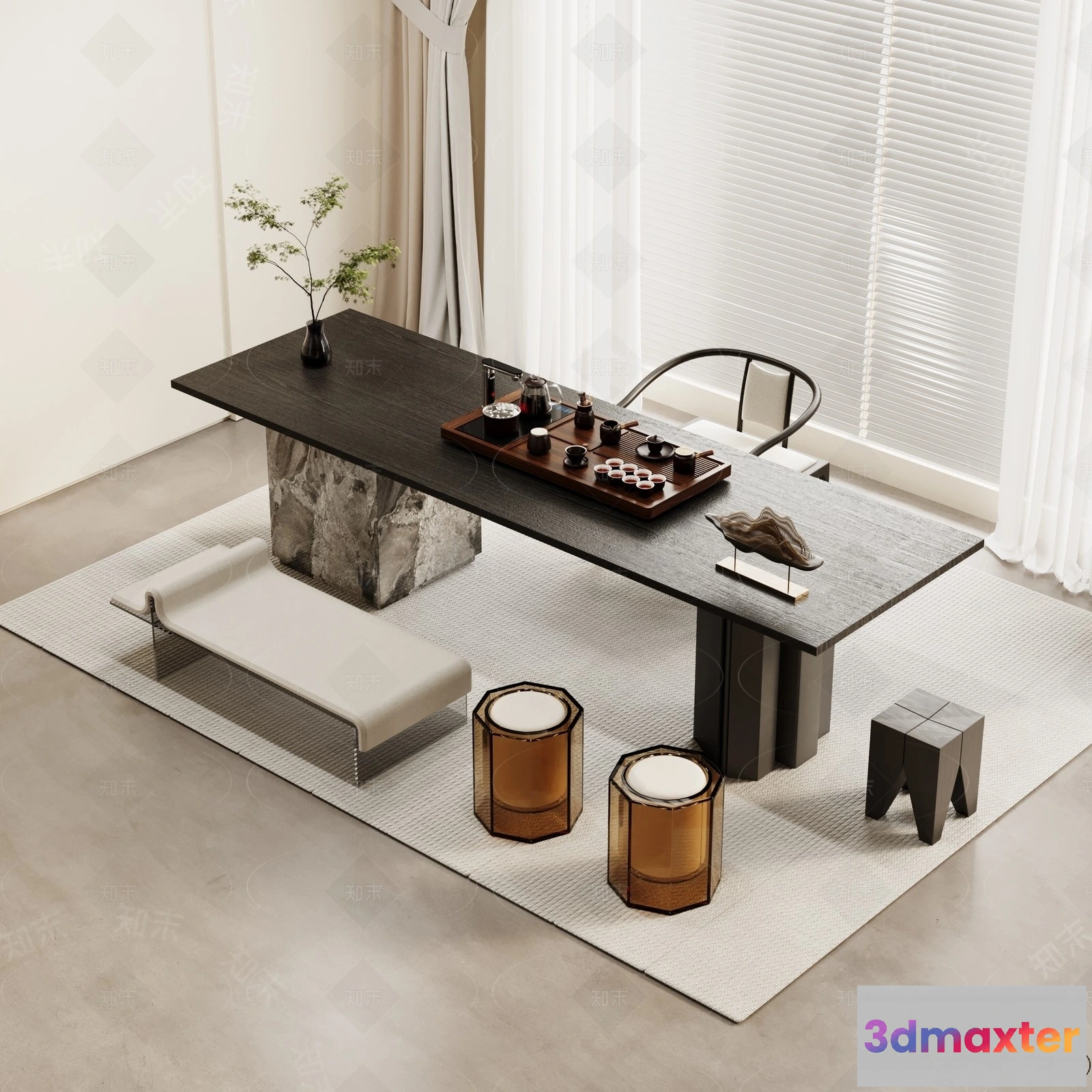 1387142 - Tearoom - 3D Models - 3D Interior Scenes - 008 3D Max