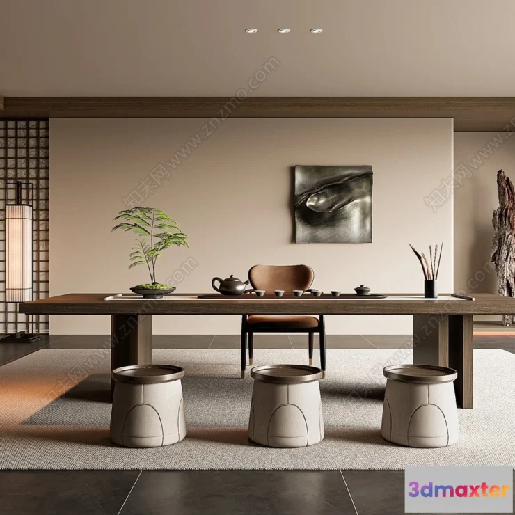 1387271 - Tearoom - 3D Models - 3D Interior Scenes - 010 3D Max