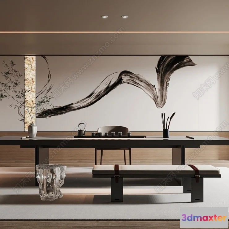 1387399 - Tearoom - 3D Models - 3D Interior Scenes - 012 3D Max