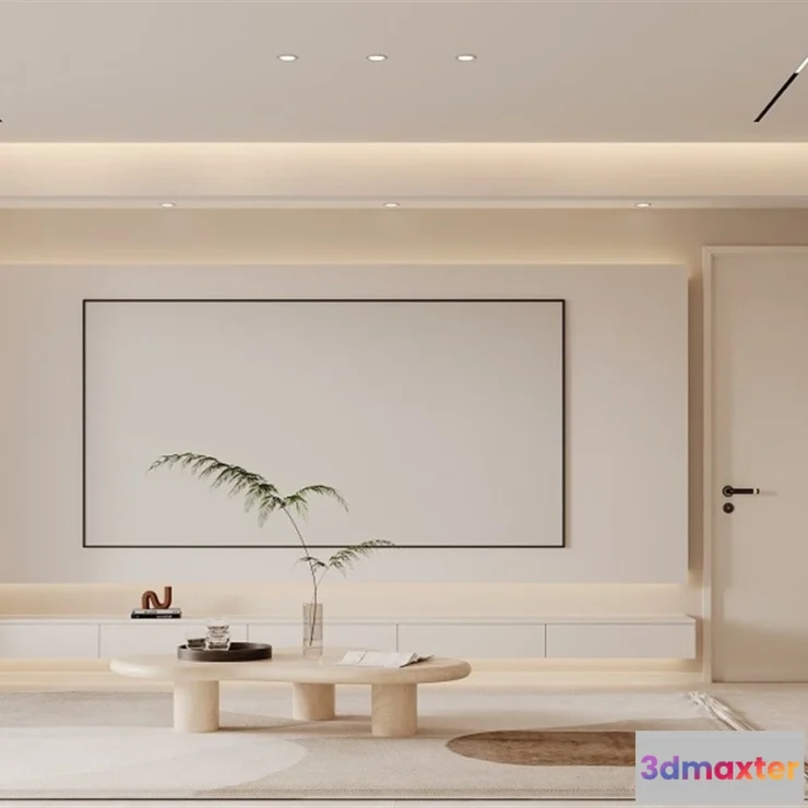 1387519 - Tearoom - Modern Style Interior 3D Scenes - 3D Model - 010 3D Max