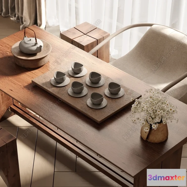 1387538 - Tearoom - 3D Models - 3D Interior Scenes - 014 3D Max