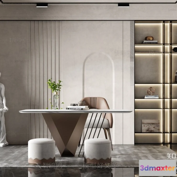 1387665 - Tearoom - Modern Style Interior 3D Scenes - 3D Model - 012 3D Max