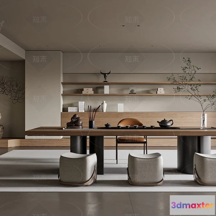 1387762 - Tearoom - 3D Models - 3D Interior Scenes - 017 3D Max