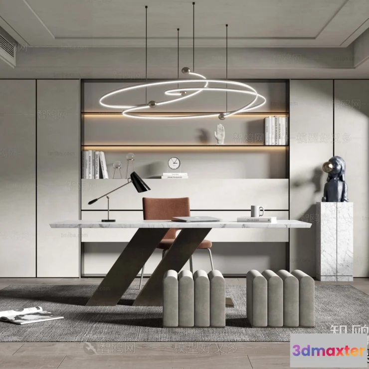 1387936 - Tearoom - Modern Style Interior 3D Scenes - 3D Model - 016 3D Max