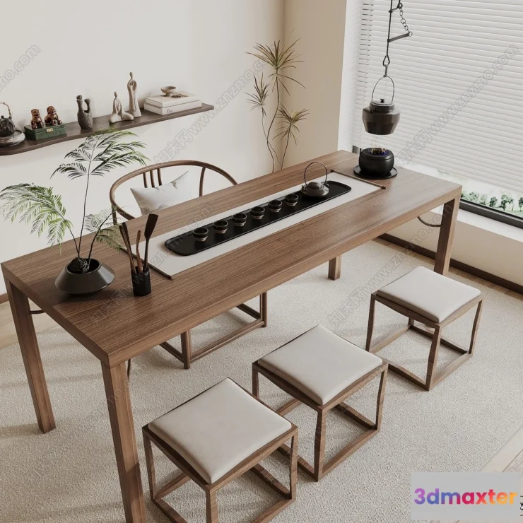 1388156 - Tearoom - 3D Models - 3D Interior Scenes - 023 3D Max