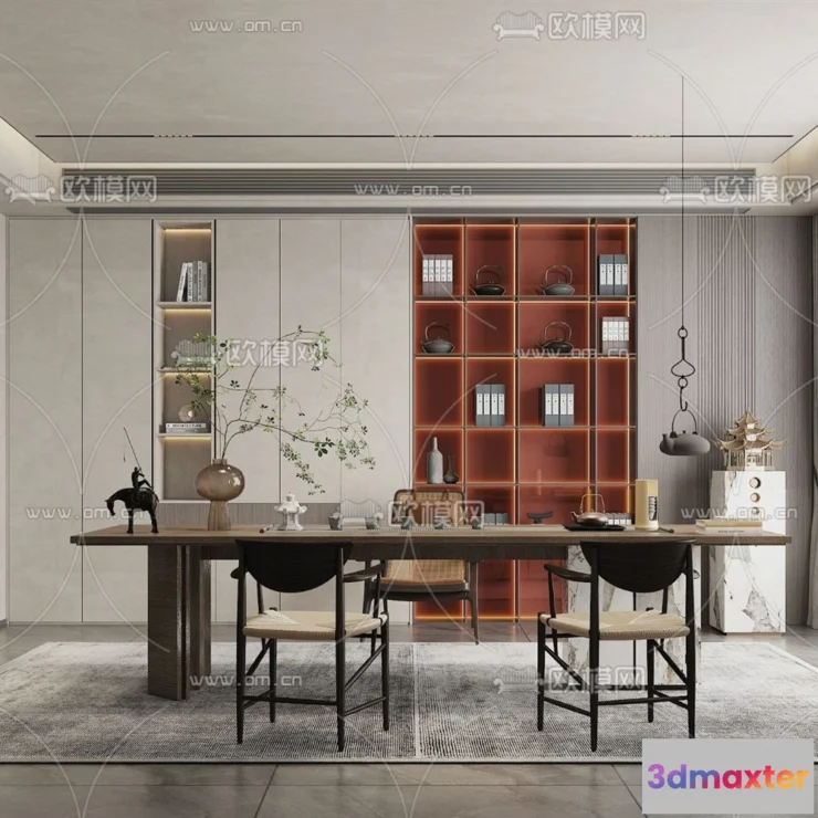 1388359 - Tearoom - 3D Models - 3D Interior Scenes - 026 3D Max