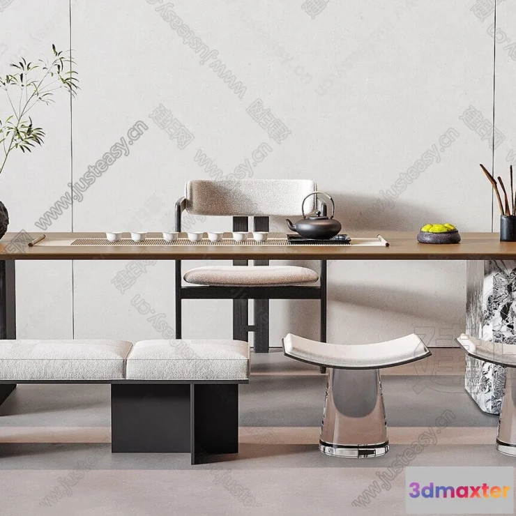 1388484 - Tearoom - 3D Models - 3D Interior Scenes - 028 3D Max