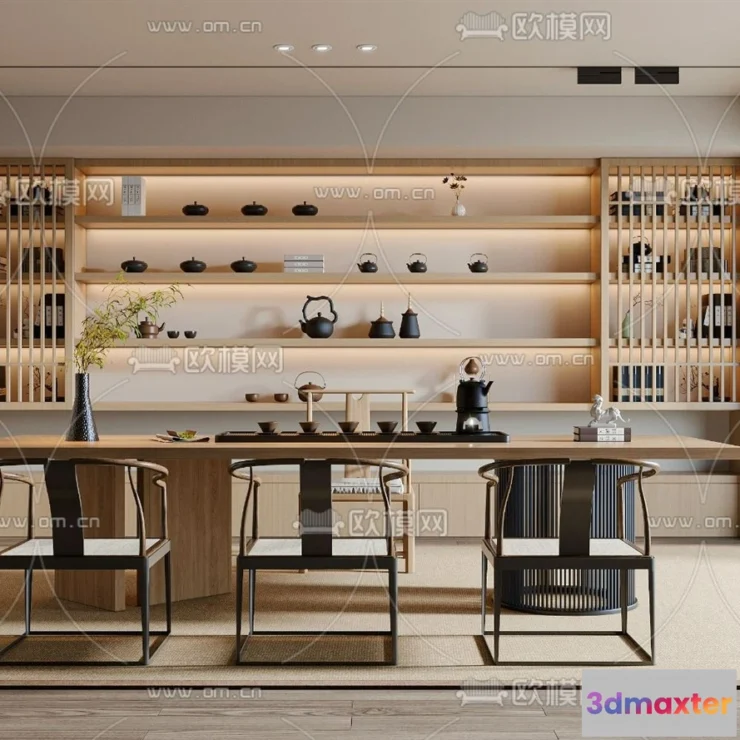 1388737 - Tearoom - 3D Models - 3D Interior Scenes - 032 3D Max