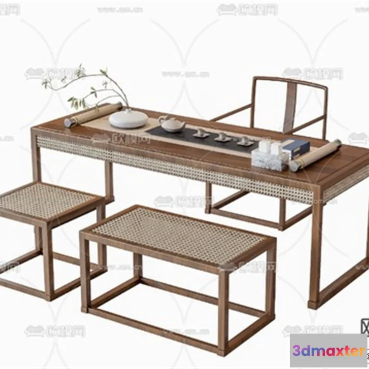 1388859 - Tearoom - 3D Models - 3D Interior Scenes - 034 3D Max